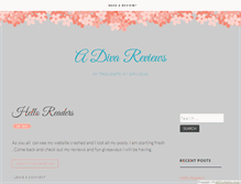 Tablet Screenshot of adivareviews.com